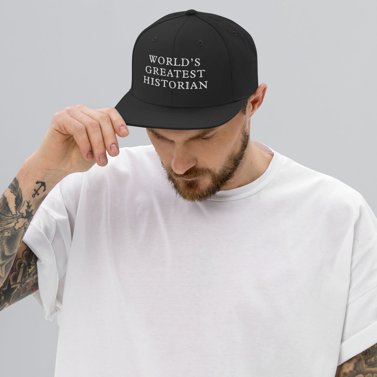 World's Greatest Historian Snapback Hat