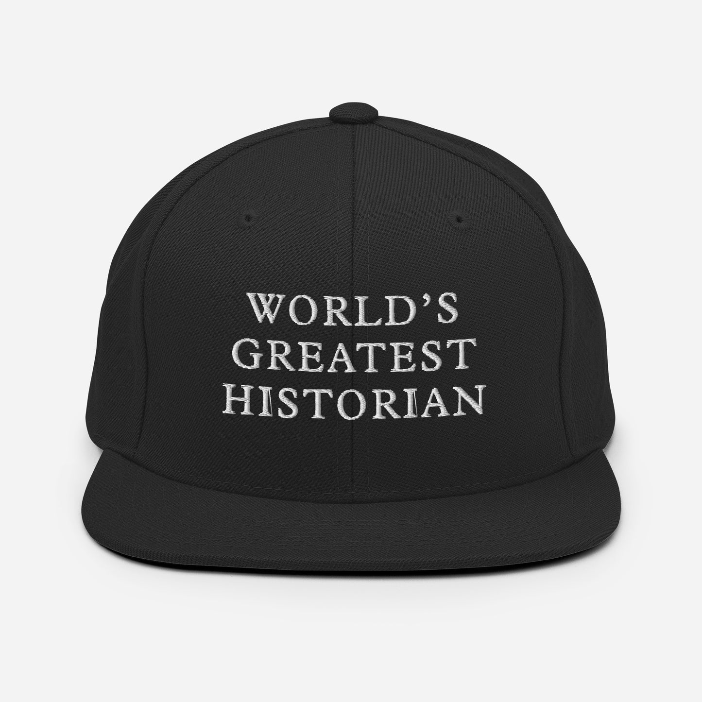 World's Greatest Historian Snapback Hat