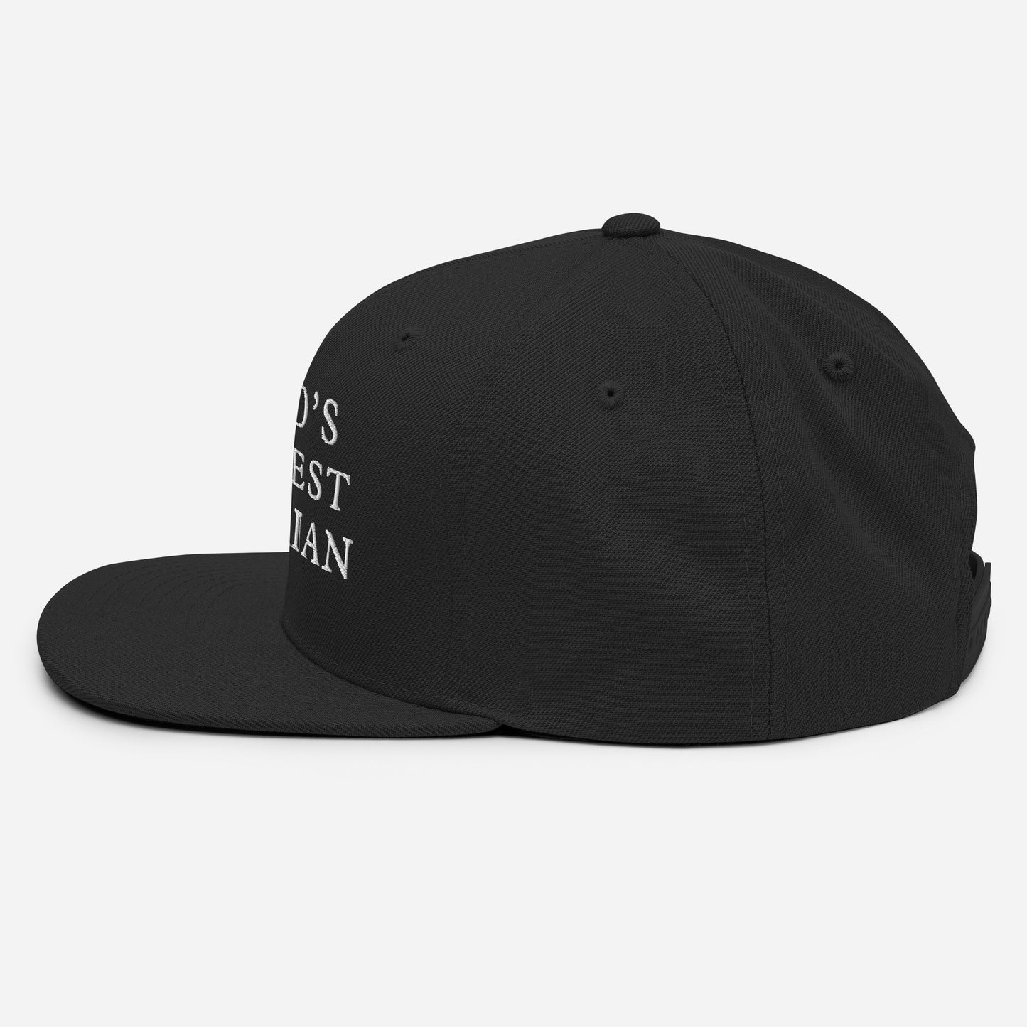 World's Greatest Historian Snapback Hat