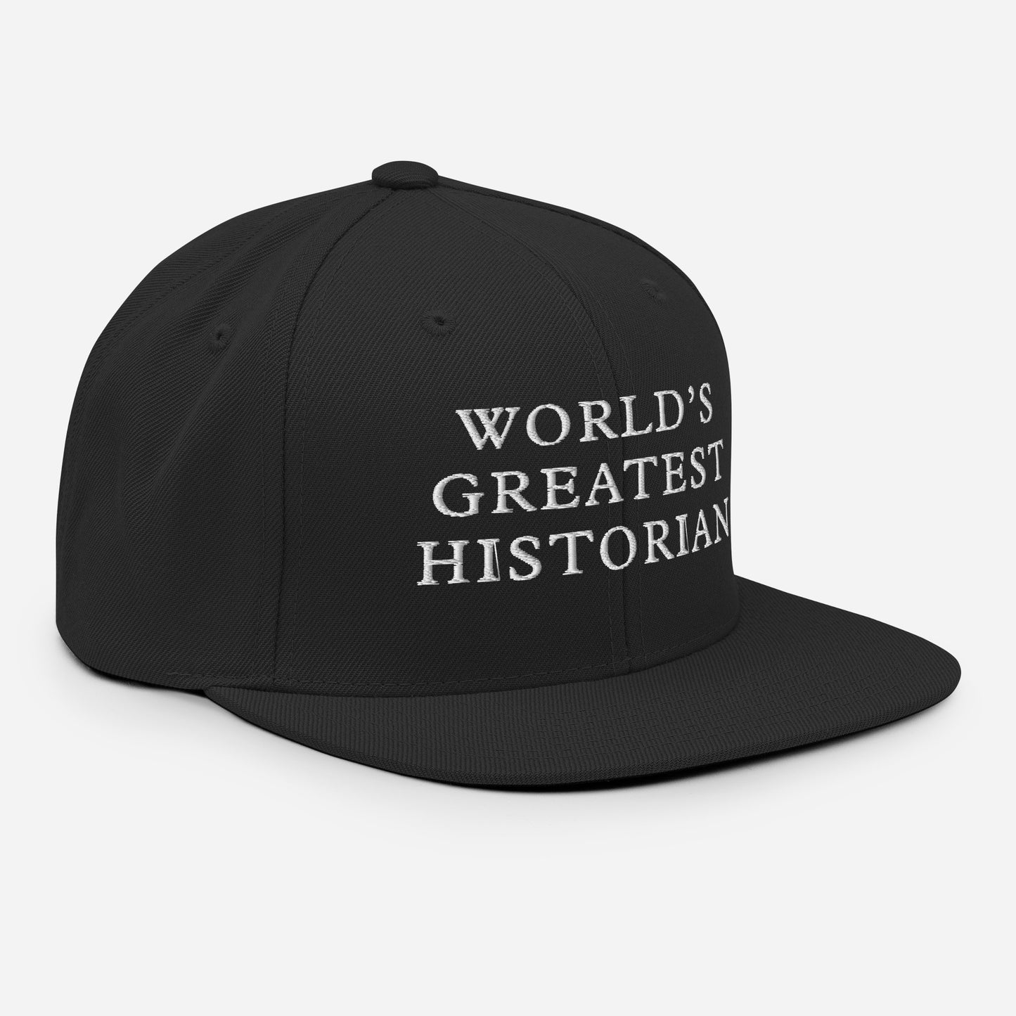 World's Greatest Historian Snapback Hat